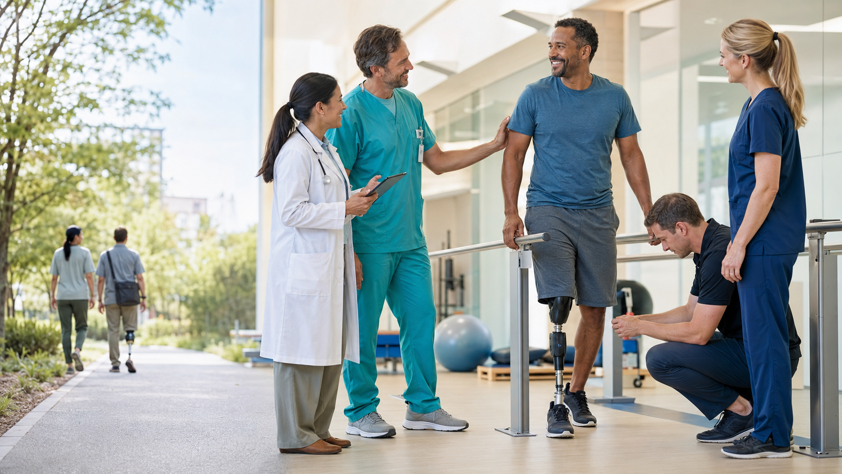 Multidisciplinary amputee rehabilitation team