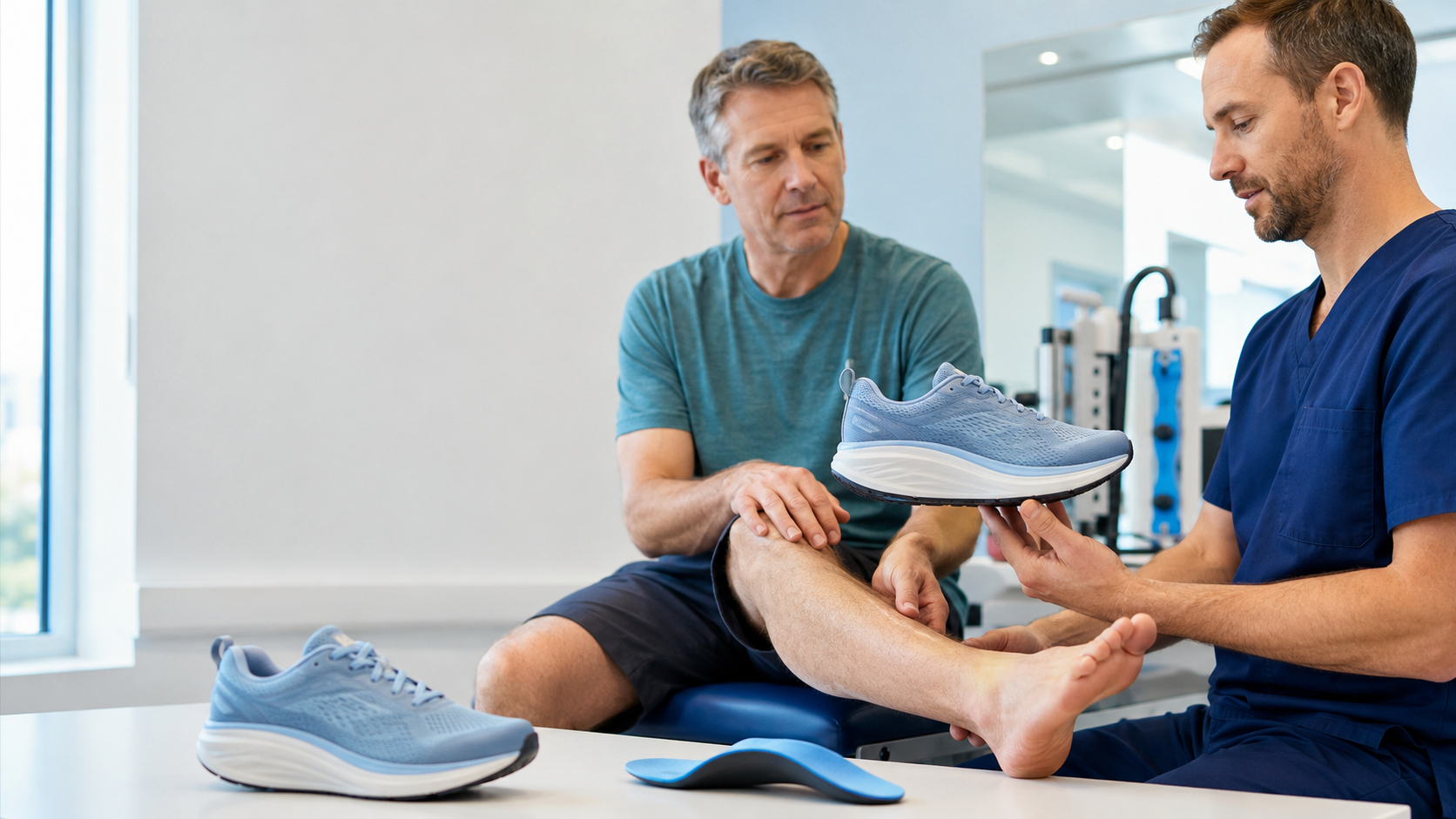 Clinical assessment of rocker-sole footwear for plantar heel pain
